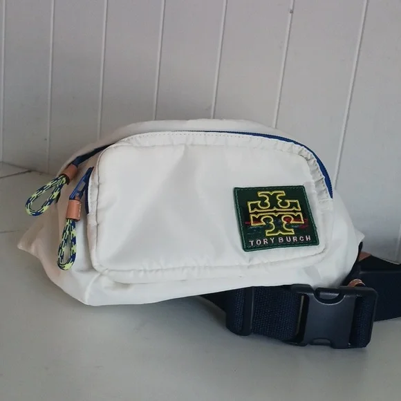 Tory Burch White Belt Bag. - Picture 6 of 9